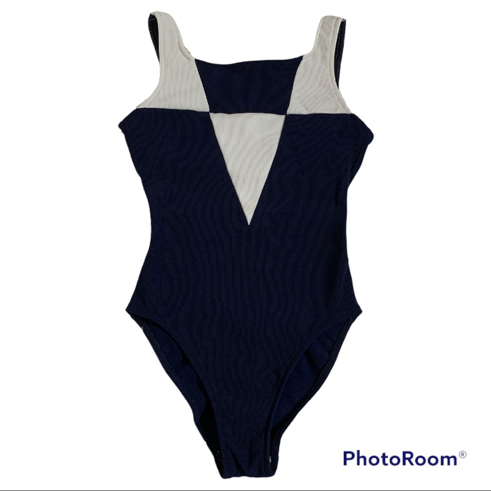 Vintage GEO Navy 90s swimsuit